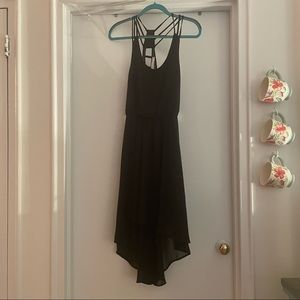 Lush Medium Black high low dress